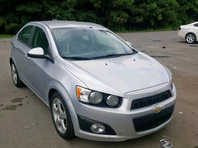 1G1JE5SB6G4140017 - 2016 CHEVROLET SONIC LTZ SILVER photo 1