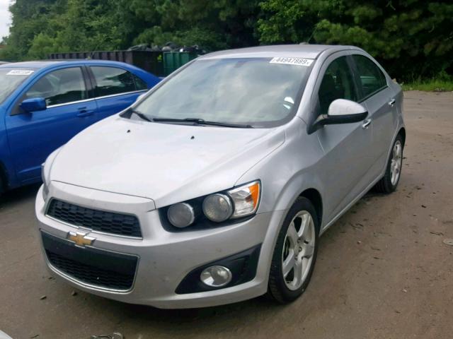 1G1JE5SB6G4140017 - 2016 CHEVROLET SONIC LTZ SILVER photo 2