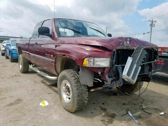 3B7KF23Z91G708614 - 2001 DODGE RAM 2500 MAROON photo 1