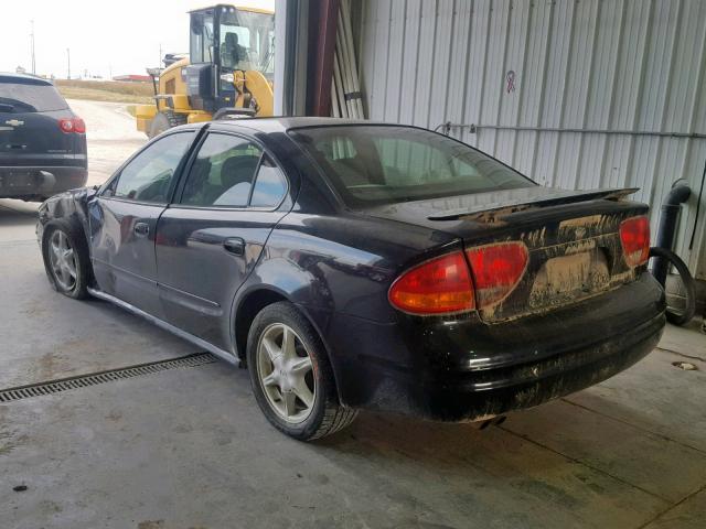 1G3NL52E63C135375 - 2003 OLDSMOBILE ALERO GL BLACK photo 3