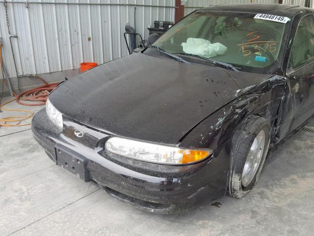 1G3NL52E63C135375 - 2003 OLDSMOBILE ALERO GL BLACK photo 9