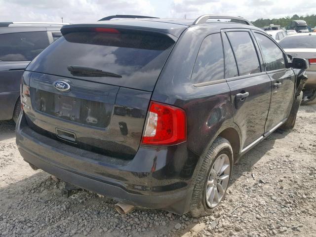 2FMDK3GC3DBB64405 - 2013 FORD EDGE SE BLACK photo 4