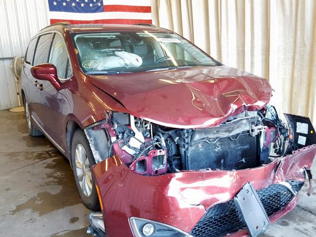 2C4RC1BG4HR610192 - 2017 CHRYSLER PACIFICA T MAROON photo 1