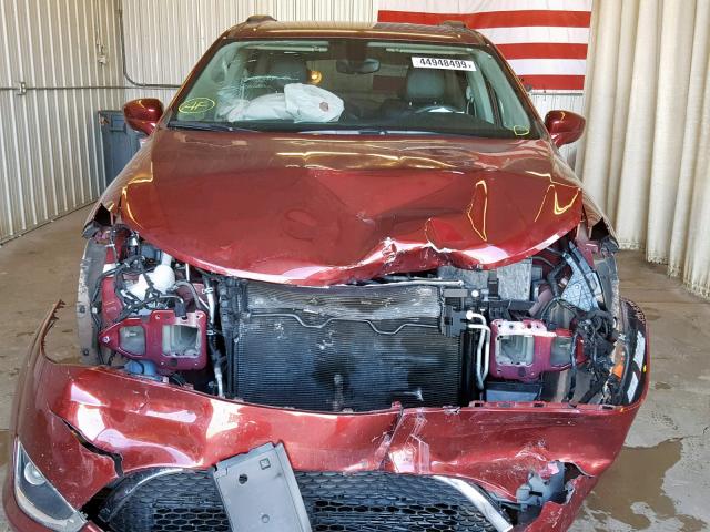 2C4RC1BG4HR610192 - 2017 CHRYSLER PACIFICA T MAROON photo 9