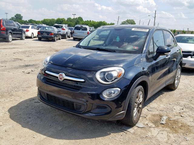 ZFBCFXBT7GP399893 - 2016 FIAT 500X EASY BLACK photo 2