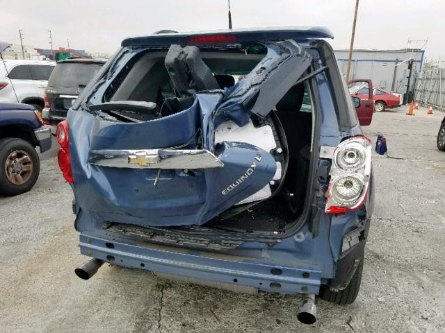 2GNFLPE57C6174018 - 2012 CHEVROLET EQUINOX LT BLUE photo 9