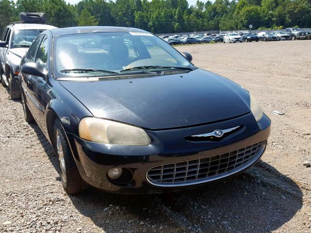 1C3EL56R83N524069 - 2003 CHRYSLER SEBRING LX BLACK photo 1