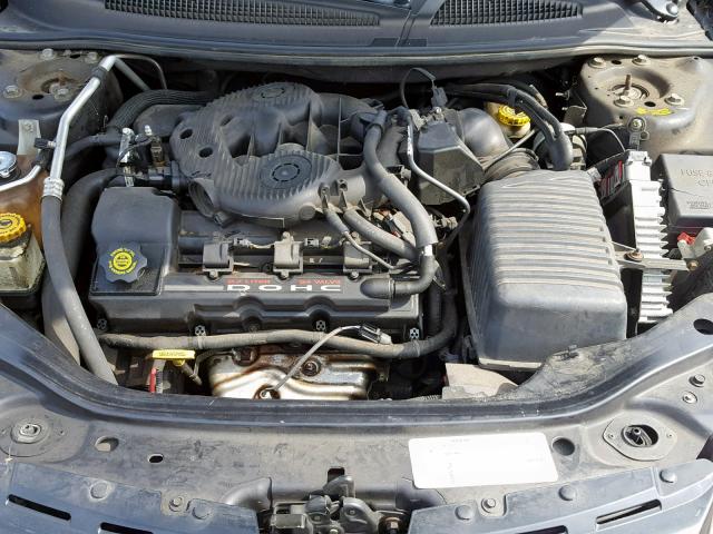 1C3EL56R83N524069 - 2003 CHRYSLER SEBRING LX BLACK photo 7