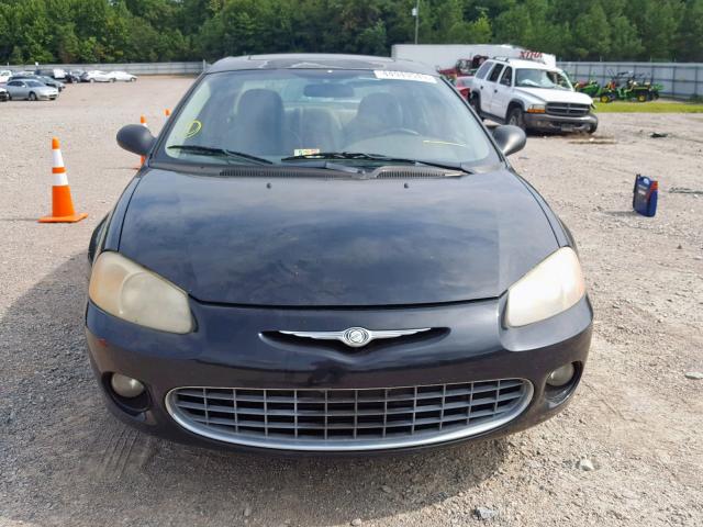 1C3EL56R83N524069 - 2003 CHRYSLER SEBRING LX BLACK photo 9