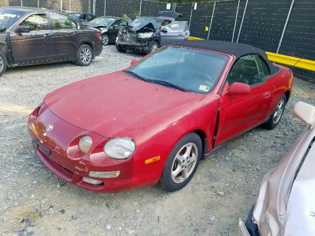 JT5FG02T2V0037924 - 1997 TOYOTA CELICA GT RED photo 2