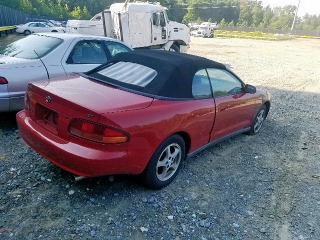 JT5FG02T2V0037924 - 1997 TOYOTA CELICA GT RED photo 4