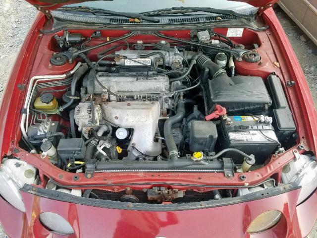 JT5FG02T2V0037924 - 1997 TOYOTA CELICA GT RED photo 7