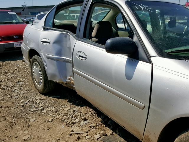 1G1ND52JH3M528159 - 2003 CHEVROLET MALIBU SILVER photo 9