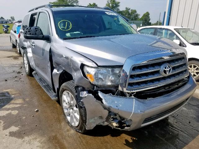 5TDDW5G11CS072399 - 2012 TOYOTA SEQUOIA PL SILVER photo 1