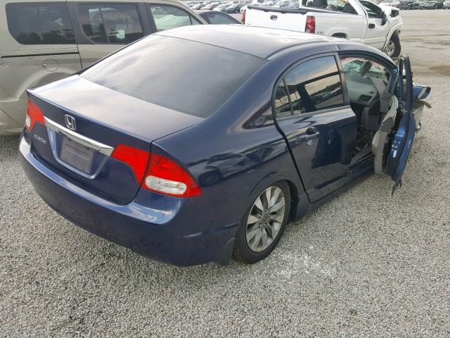 2HGFA1F99AH538164 - 2010 HONDA CIVIC EXL 蓝色 照片 4