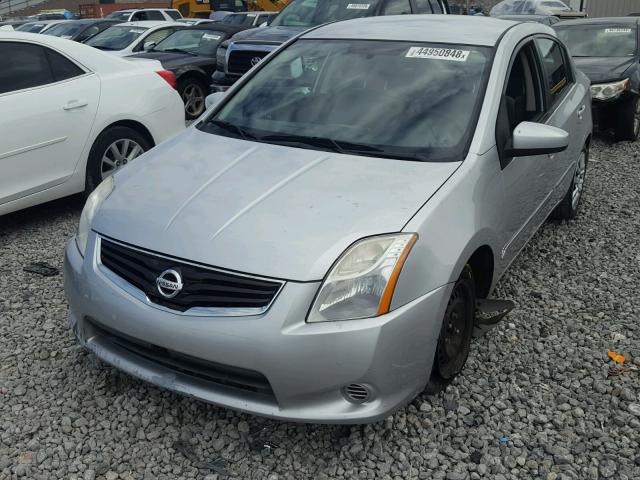 3N1AB6APXCL636495 - 2012 NISSAN SENTRA 2.0 SILVER photo 2