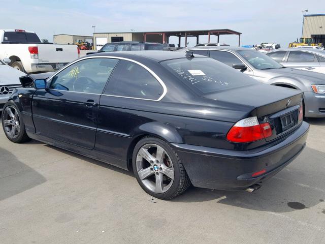 WBABD334X6PL09906 - 2006 BMW 325 CI BLACK photo 3