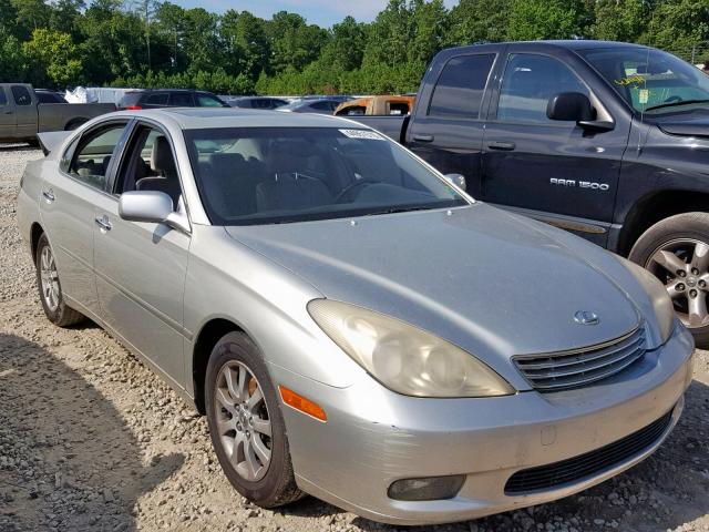 JTHBA30G245001100 - 2004 LEXUS ES 330 SILVER photo 1