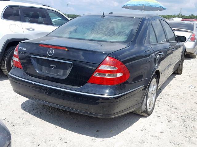 WDBUF56J46A964339 - 2006 MERCEDES-BENZ E 350 BLACK photo 4