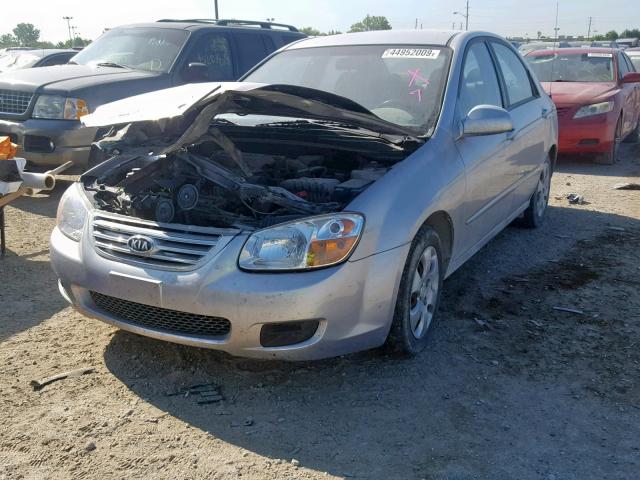 KNAFE121175387823 - 2007 KIA SPECTRA EX SILVER photo 2