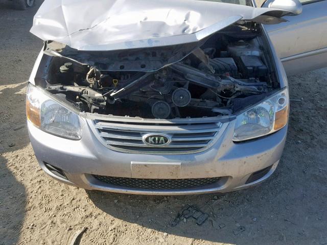 KNAFE121175387823 - 2007 KIA SPECTRA EX SILVER photo 7