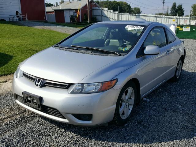 2HGFG12968H501426 - 2008 HONDA CIVIC EXL SILVER photo 2