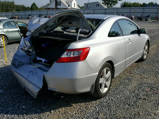 2HGFG12968H501426 - 2008 HONDA CIVIC EXL SILVER photo 4