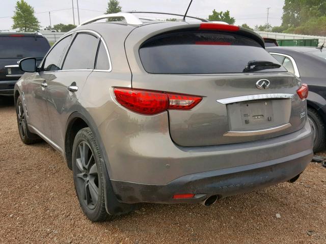 JN8AS1MW2CM156044 - 2012 INFINITI FX35 GRAY photo 3