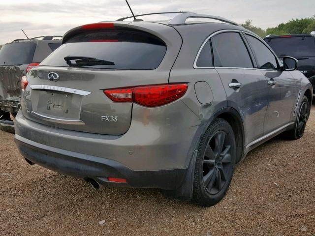 JN8AS1MW2CM156044 - 2012 INFINITI FX35 GRAY photo 4