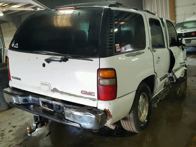 1GKEK13Z53R206063 - 2003 GMC YUKON WHITE photo 4