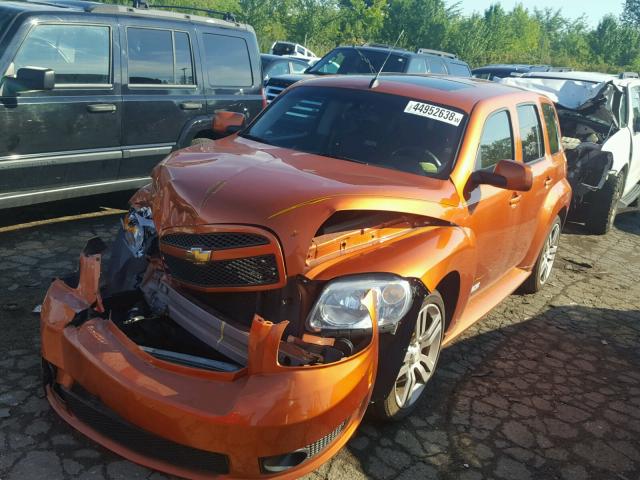 3GNCA63XX8S705227 - 2008 CHEVROLET HHR SS ORANGE photo 2