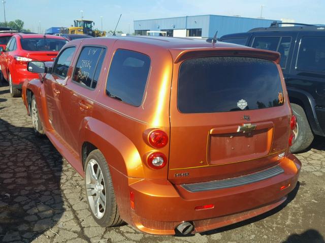 3GNCA63XX8S705227 - 2008 CHEVROLET HHR SS ORANGE photo 3