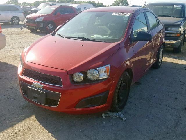 1G1JA5SH9D4243010 - 2013 CHEVROLET SONIC LS 红色 照片 2