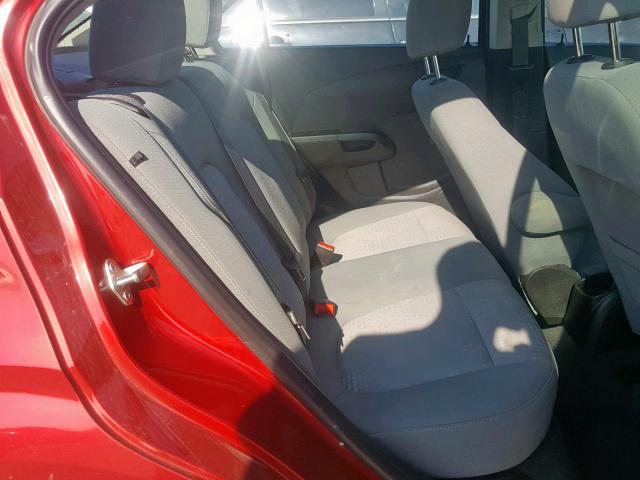 1G1JA5SH9D4243010 - 2013 CHEVROLET SONIC LS 红色 照片 6
