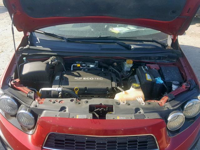 1G1JA5SH9D4243010 - 2013 CHEVROLET SONIC LS 红色 照片 7