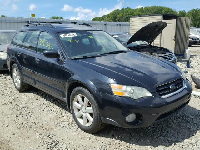 4S4BP61C077331836 - 2007 SUBARU LEGACY OUT BLACK photo 1