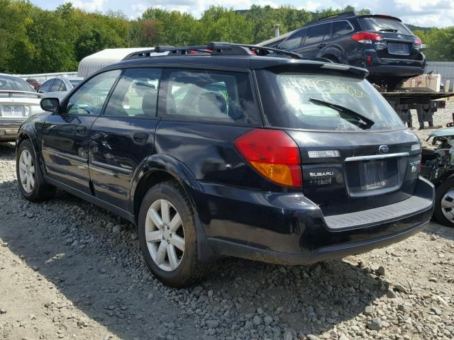 4S4BP61C077331836 - 2007 SUBARU LEGACY OUT BLACK photo 3