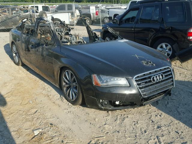 WAUAVAFD0BN016952 - 2011 AUDI A8 QUATTRO BLACK photo 1