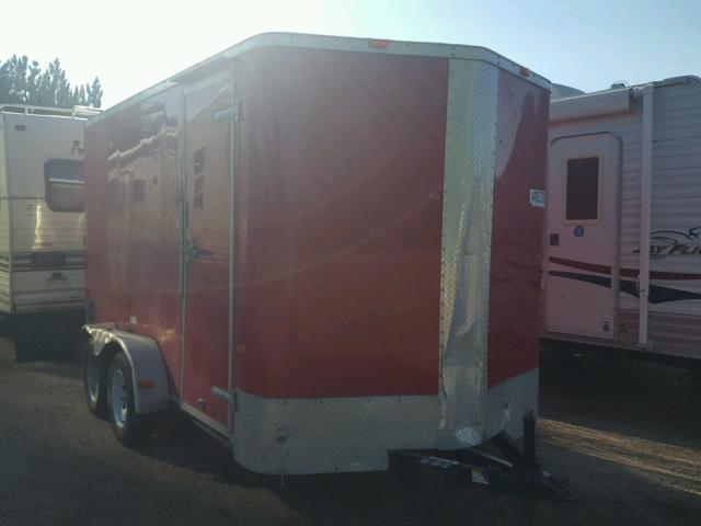 4D6EB1427HC046767 - 2017 CARGO TRAILER RED photo 1