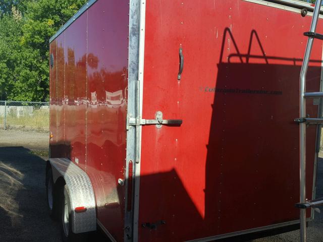 4D6EB1427HC046767 - 2017 CARGO TRAILER RED photo 3