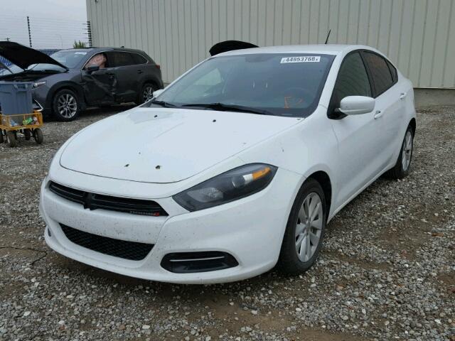 1C3CDFBBXED738024 - 2014 DODGE DART SXT WHITE photo 2