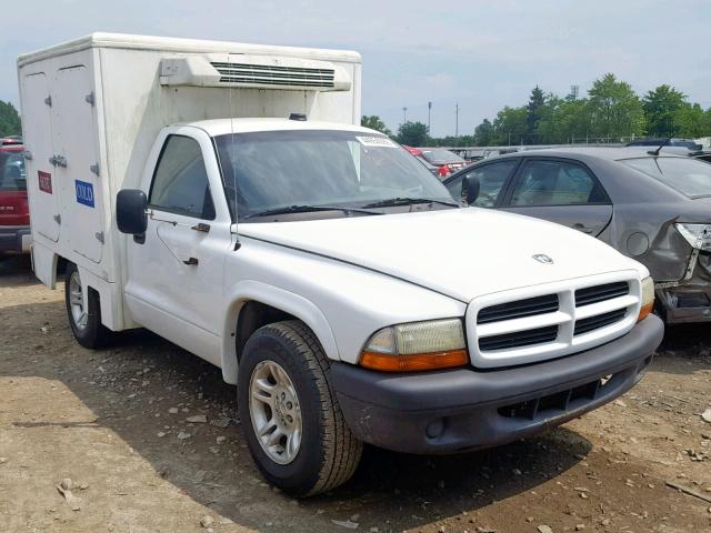 1D7FL16X33S103035 - 2003 DODGE DAKOTA SXT WHITE photo 1