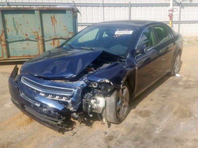 1G1ZC5E00AF176137 - 2010 CHEVROLET MALIBU 1LT BLUE photo 2