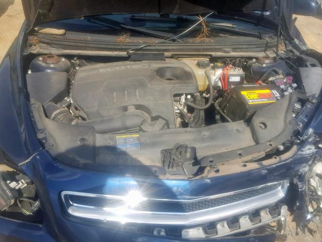 1G1ZC5E00AF176137 - 2010 CHEVROLET MALIBU 1LT BLUE photo 7