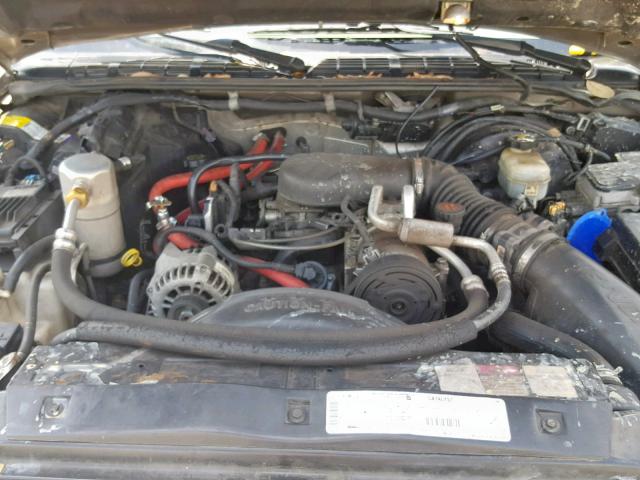 1GNDT13W3W2288082 - 1998 CHEVROLET BLAZER GRAY photo 7