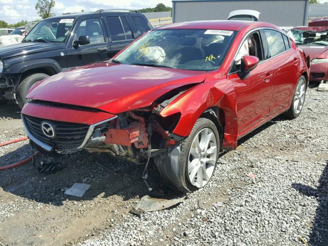 JM1GJ1V59G1450742 - 2016 MAZDA 6 TOURING RED photo 2