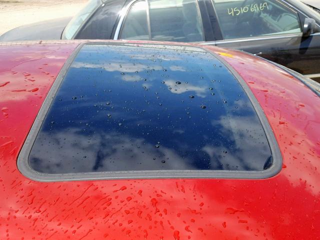 3C8FY4BB11T673522 - 2001 CHRYSLER PT CRUISER RED photo 9