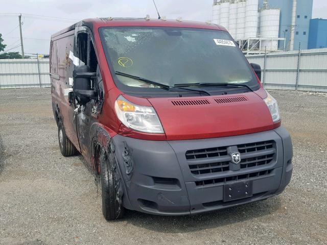 3C6TRVNG6JE154296 - 2018 RAM PROMASTER 栗色 照片 1