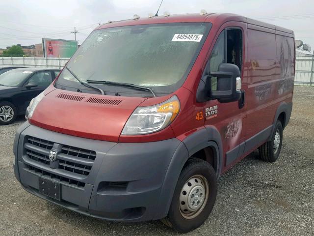 3C6TRVNG6JE154296 - 2018 RAM PROMASTER 栗色 照片 2