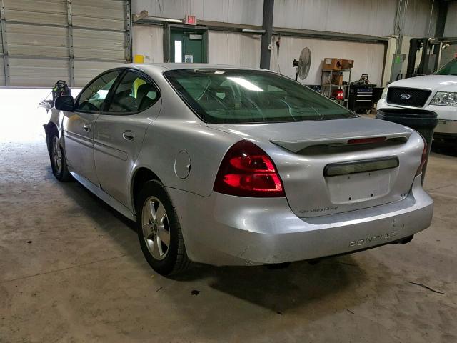 2G2WS522151221090 - 2005 PONTIAC GRAND PRIX SILVER photo 3